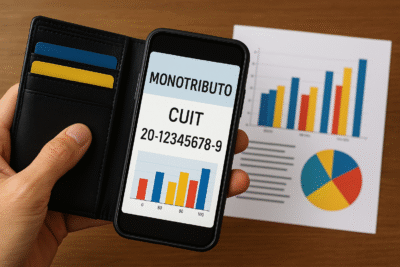 Recategorización de Monotributo agosto 2025 4 recategorizacion monotributo agosto 2025 smartphone con CUIT y gráficos