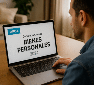 Bienes Personales período 2024 – Declaración jurada 2025 8 contribuyente declarando Bienes Personales 2024 en portal ARCA 2025