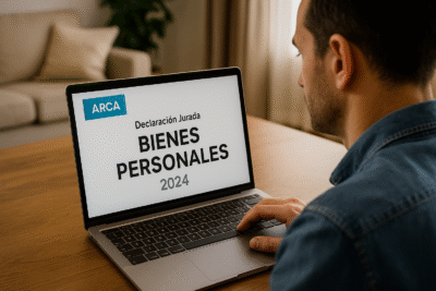 Bienes Personales período 2024 – Declaración jurada 2025 6 contribuyente declarando Bienes Personales 2024 en portal ARCA 2025