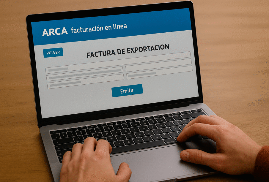 Factura E de exportación de servicios – Guía completa 2025 1 emisión de factura e exportación de servicios 2025 en portal ARCA