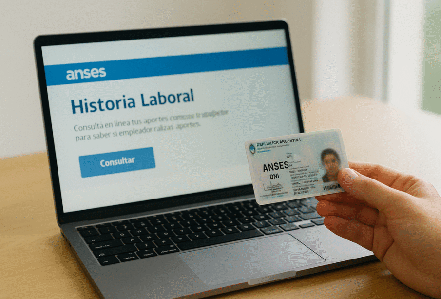Historia Laboral ANSES 2025: cómo verla online y descargar el PDF 1 historia laboral anses 2025 consulta online en laptop
