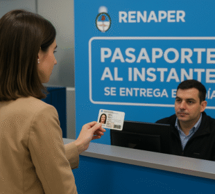 Pasaporte al Instante 2025: costo $250.000 y retiro en 6 horas 3 trámite pasaporte al instante 2025 en sede RENAPER CABA