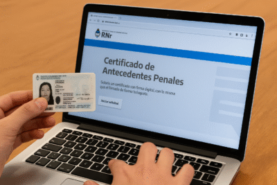 Certificado de Antecedentes Penales 2025: trámite 100 % digital, costos y tiempos 10 persona solicitando certificado de antecedentes penales digital 2025